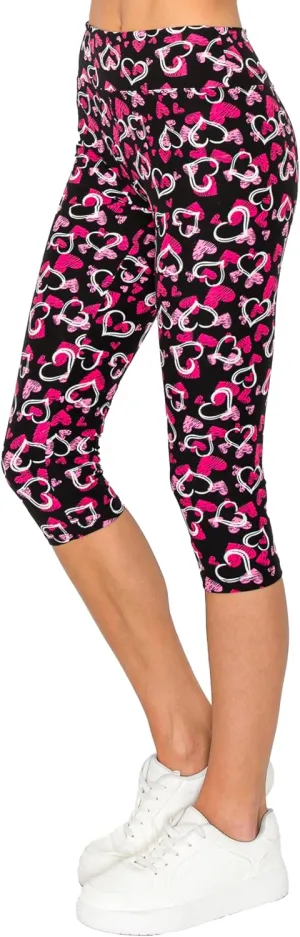 ALWAYS Women's Super Soft Capri Leggings - High Waisted Casual Yoga Pants