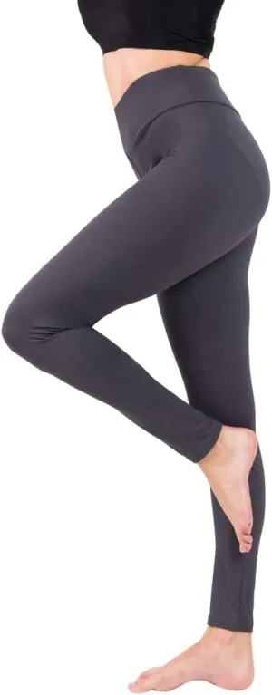 Baihetu High Waist Leggings with Inner Pocket Super Soft Yoga Pants for Women