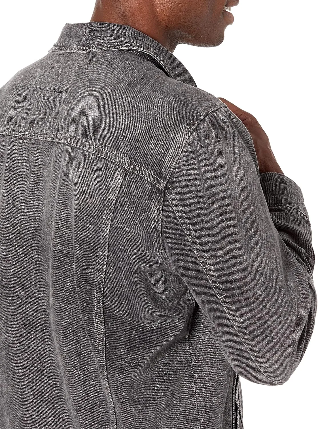 [BLANKNYC] mens Hooded Denim Jacket, Stylish Coat & Designer ClothingJacket