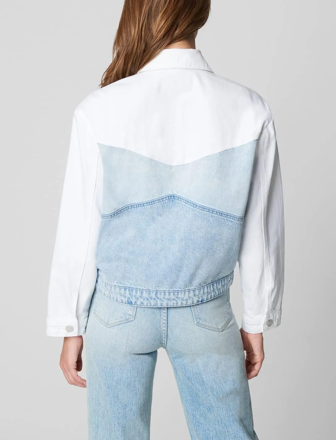 [BLANKNYC] Womens Luxury Clothing Denim Trucker Jacket