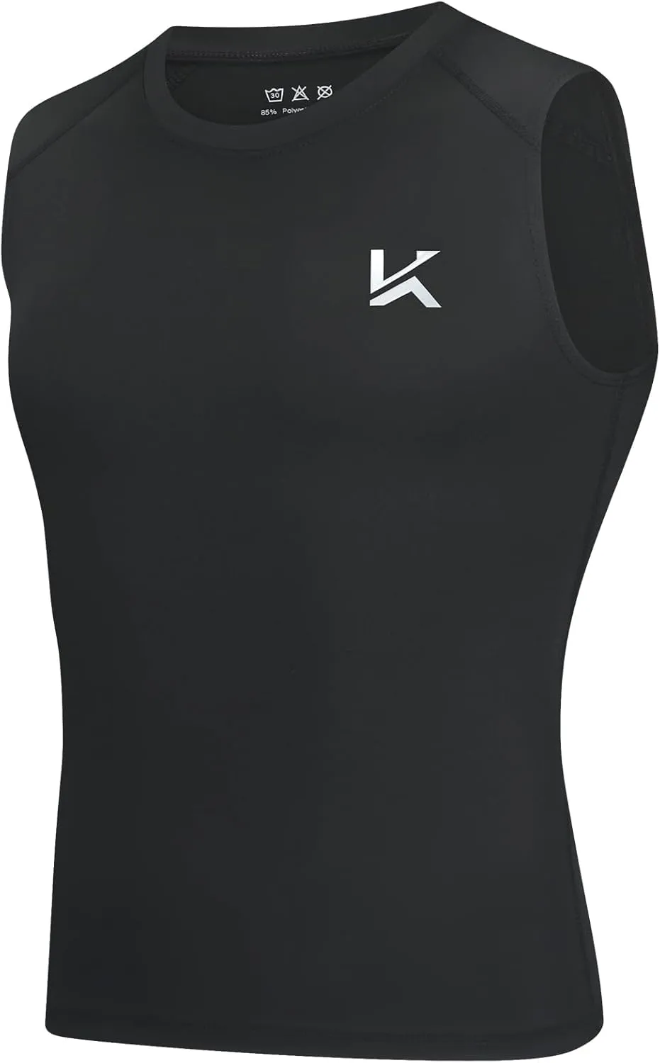 Boys Sleeveless Compression Shirt Qucik Dry Athletic Tank Tops Youth Kids Basketball Football Undershirt Workout