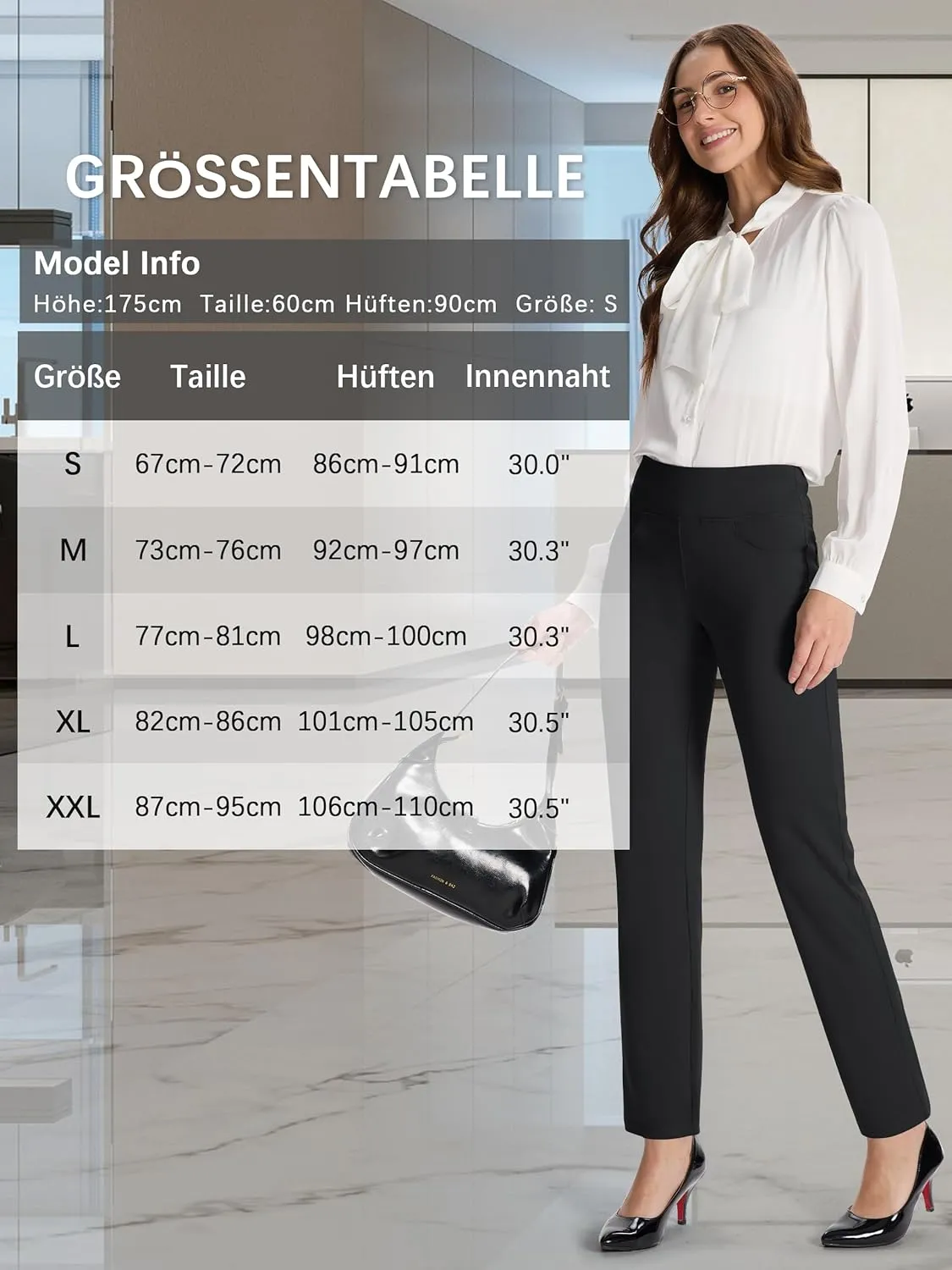 Buttery Soft Women's Bootcut Yoga Pants with 4 Pockets Tummy Control Workout Bootleg Work Pants
