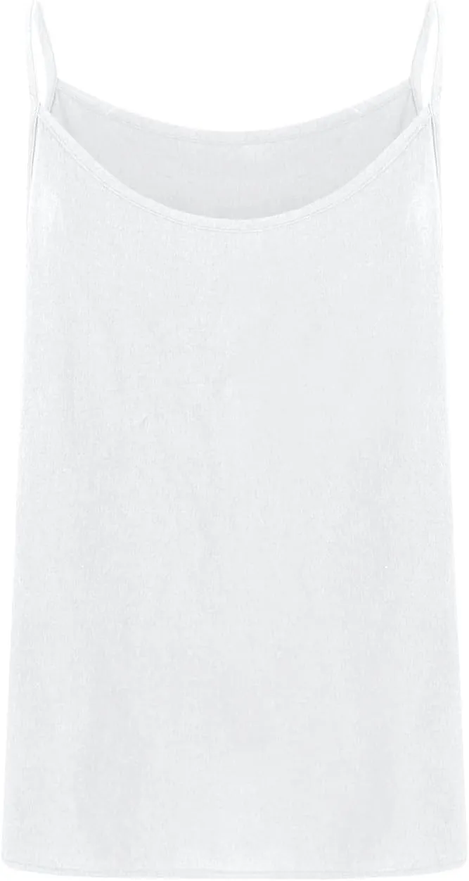 Camisole Tops for Women Summer V Neck Sleeveless Tops Loose Fit Swing Spaghetti Strap Cotton Linen Cami Tank Top