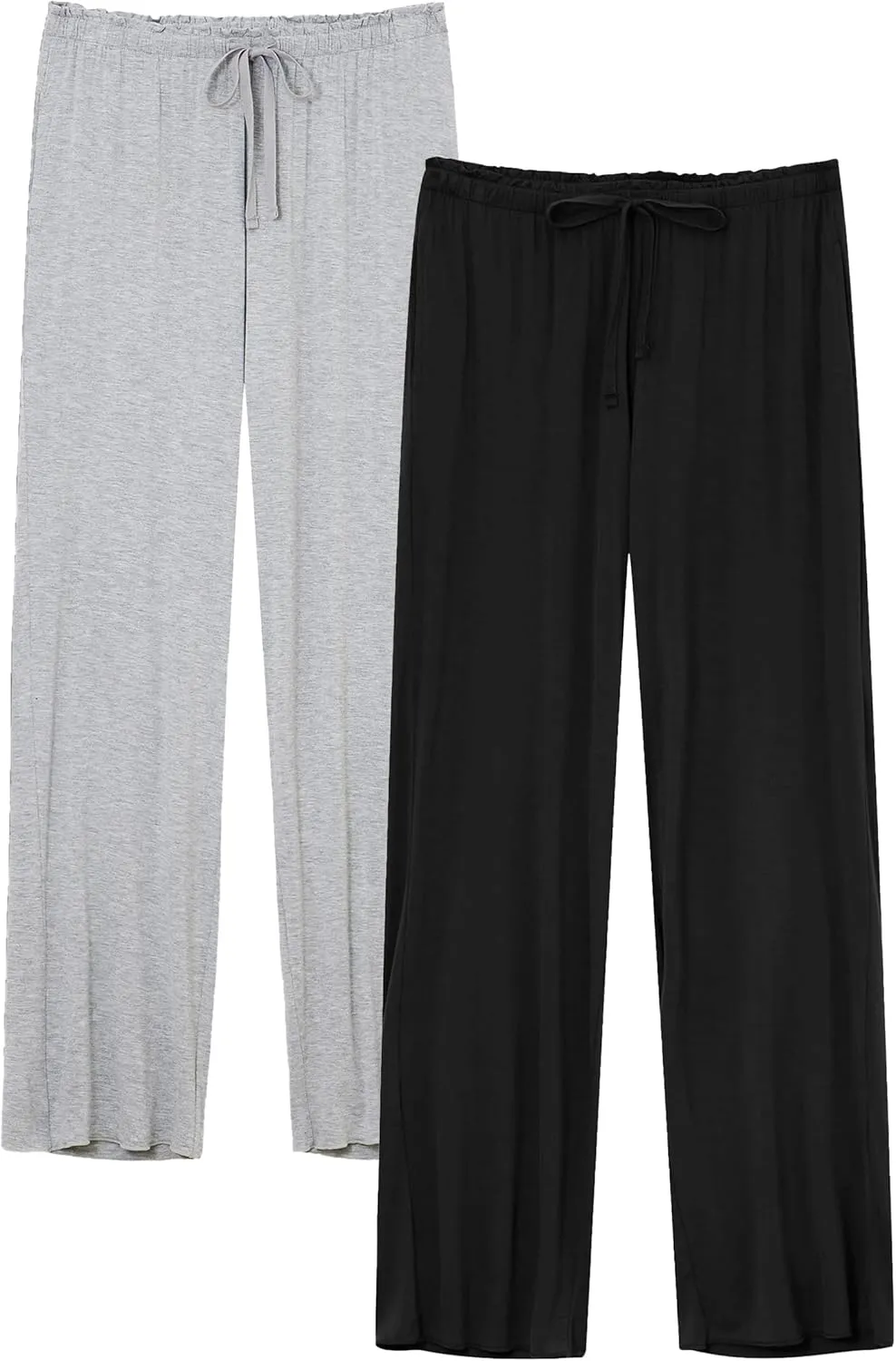 CF Women Bamboo Rayon Pajamas Pants Casual Loose Wide Leg Sleep Pants Soft Comfy Sleepwear for Lounge with Pockets