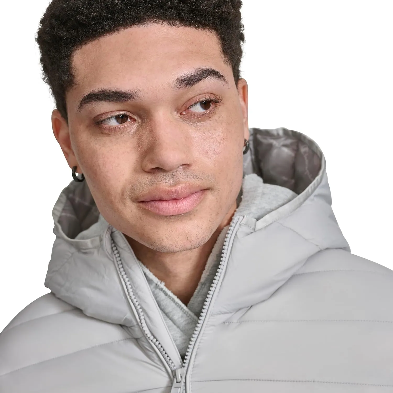 Champion Men's Performance Lightweight Puffer Jacket with Hood