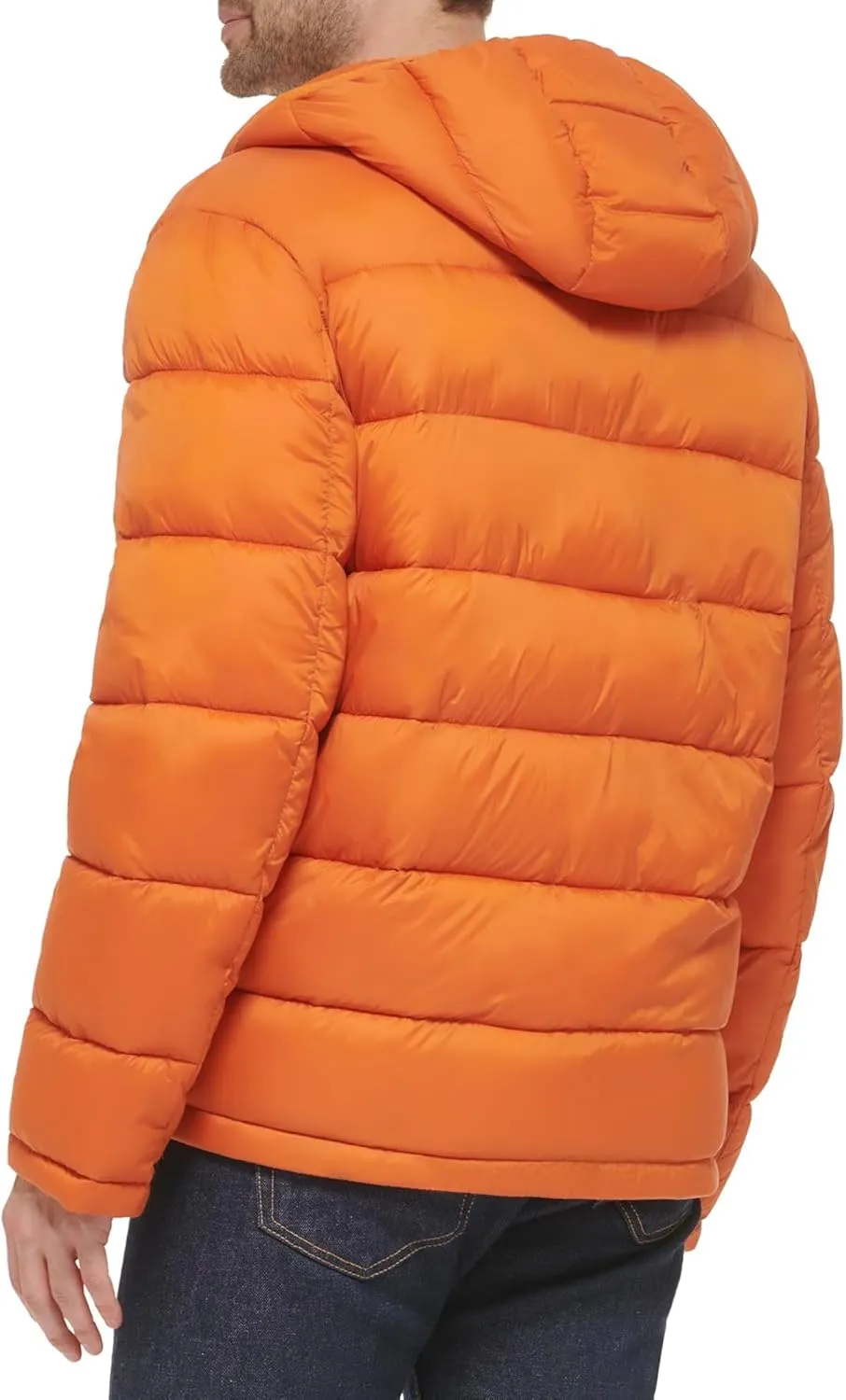 Cole Haan Men's Hooded Nylon Puffer Jacket