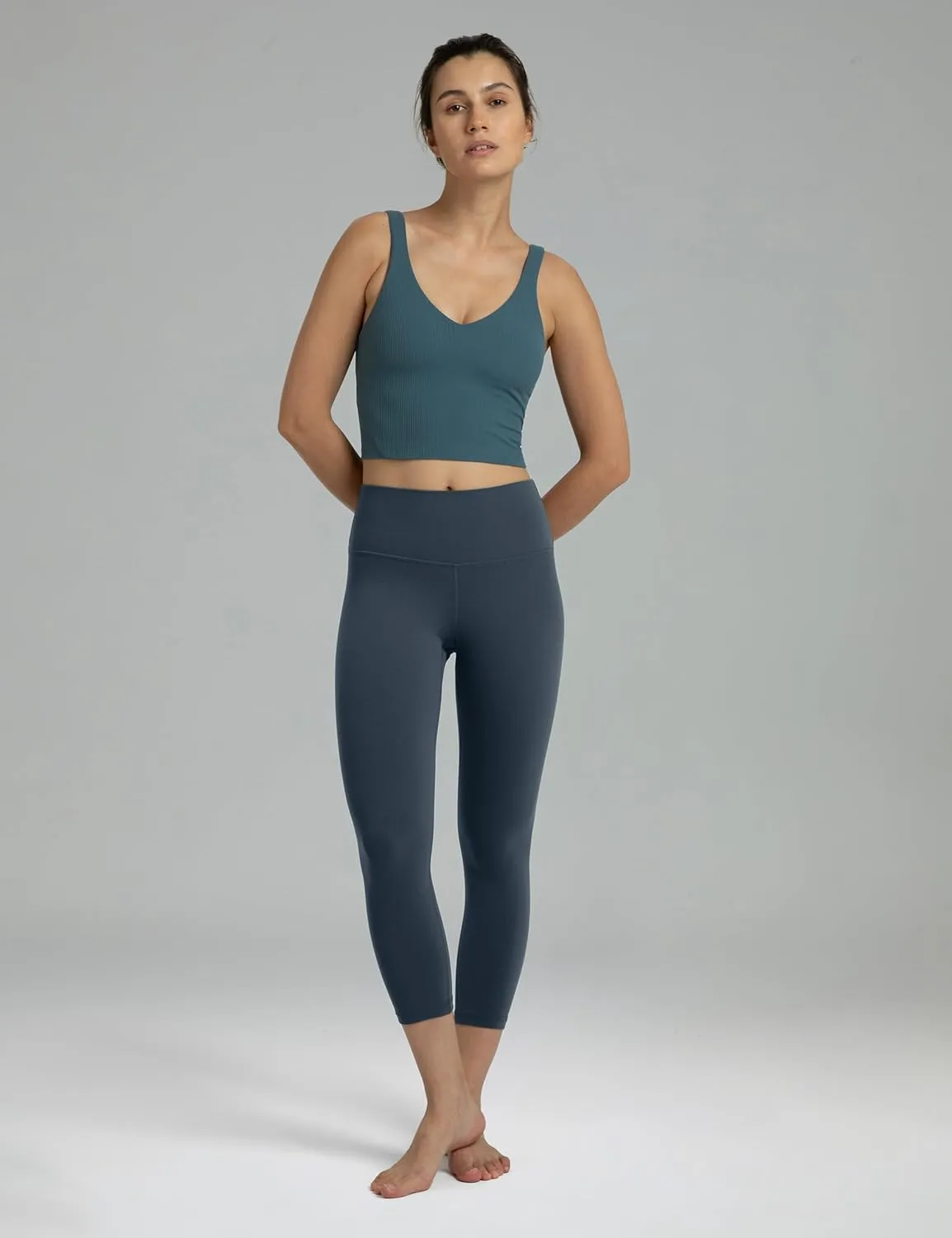 Colorfulkoala Women's Dreamlux High Waisted Workout Leggings Buttery Soft 21" Inseam Yoga Pants
