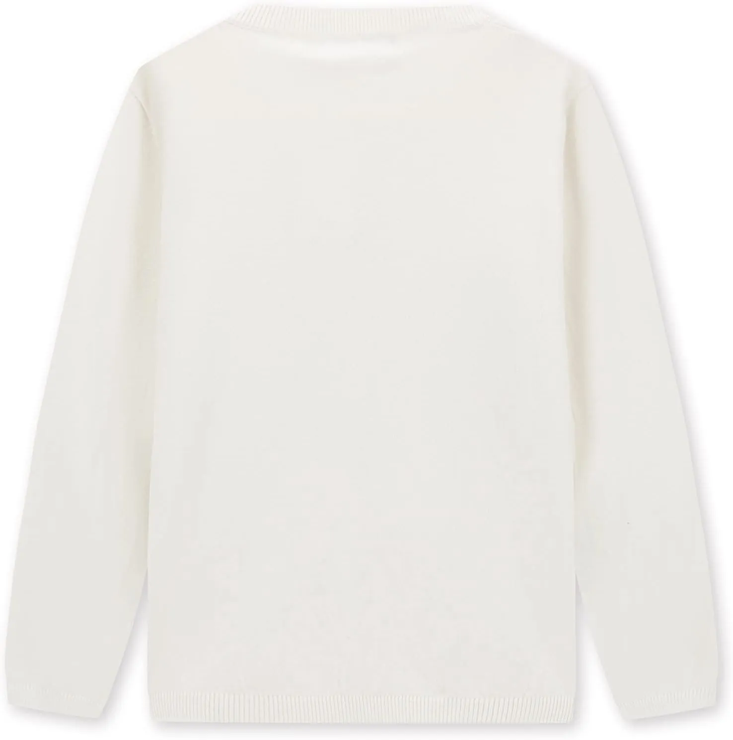 CUNYI Girl's Crewneck Lightweight Button-up Cardigan Cotton Knit Sweater Casual Cute Outerwear