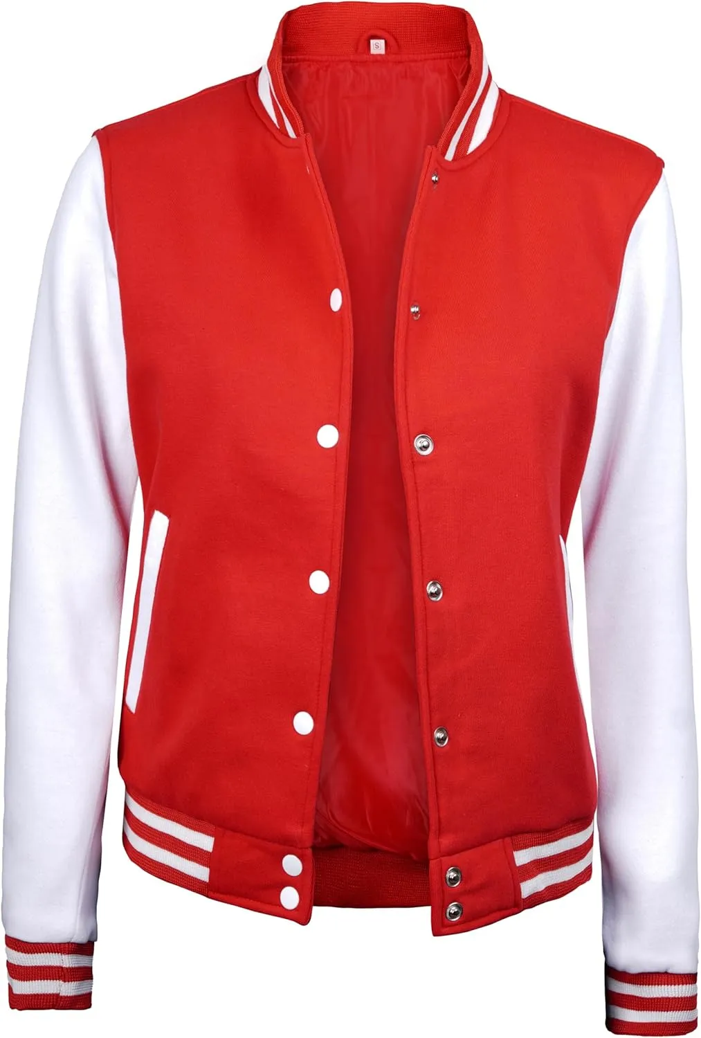 Decrum Varsity Jacket Women - Trendy Womens Letterman Jackets Highschool Baseball Bomber