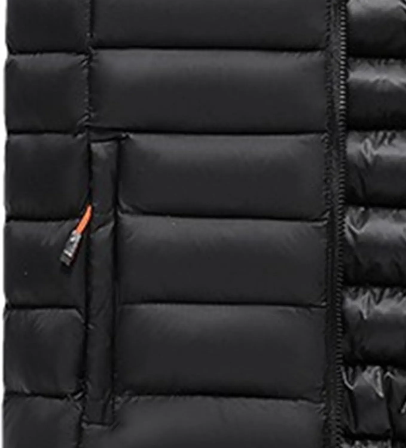 DGHM-JLMY Men's Sleeveless Lightweight Quilted Puffer Down Winter Hooded Down Cotton Vest Casual Vest Loose Coat with Hood