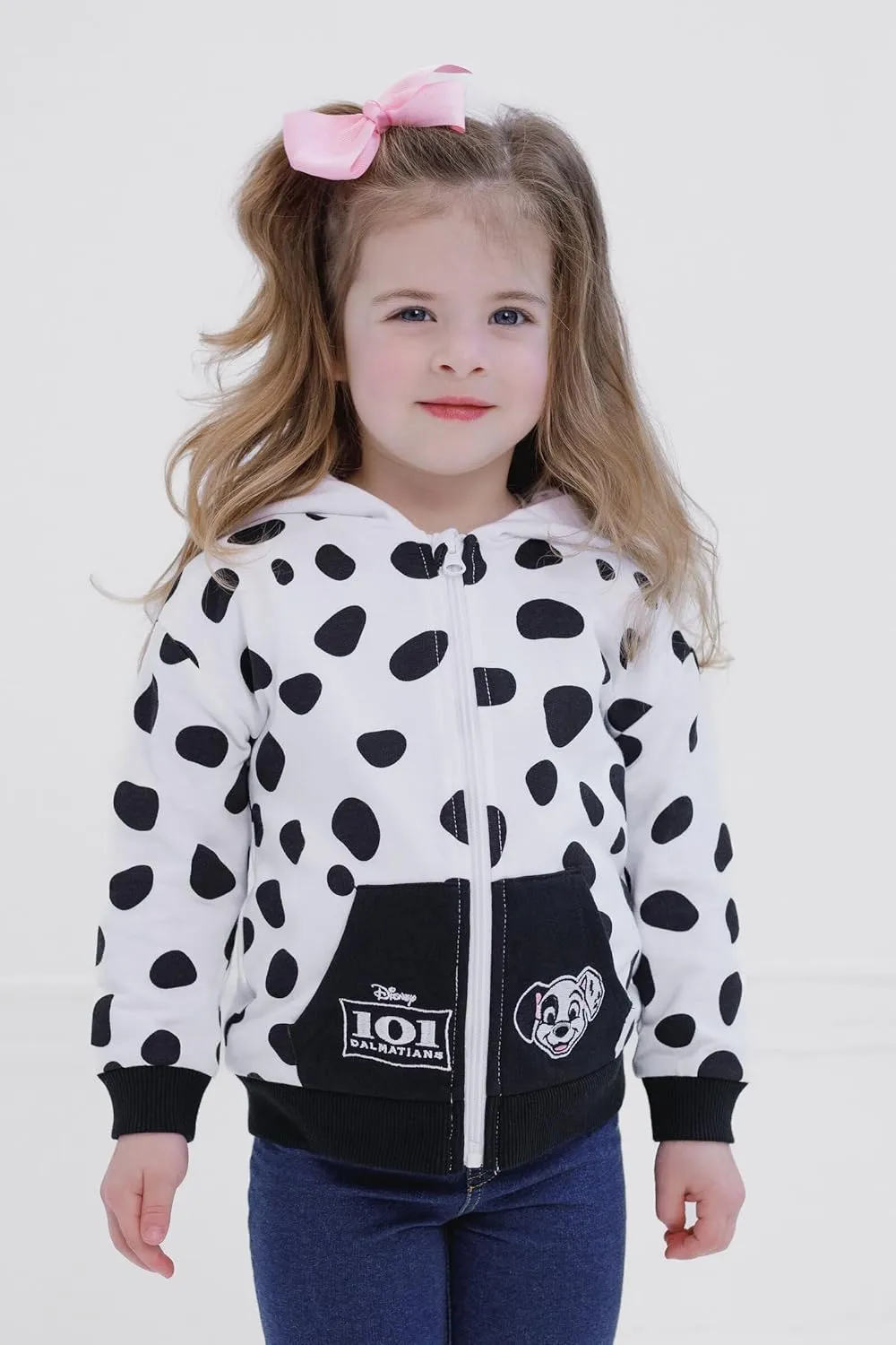 Disney Classics Girls Fleece Zip Up Cosplay Hoodie Toddler to Big Kid Sizes (2T - 14-16)