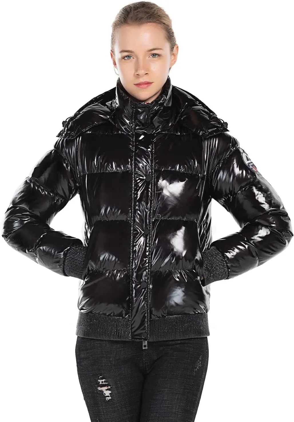 Extreme Pop Womens Goose Down Jackets Size XS-XL UK Brand DHL Delivery 3-5 Working Days