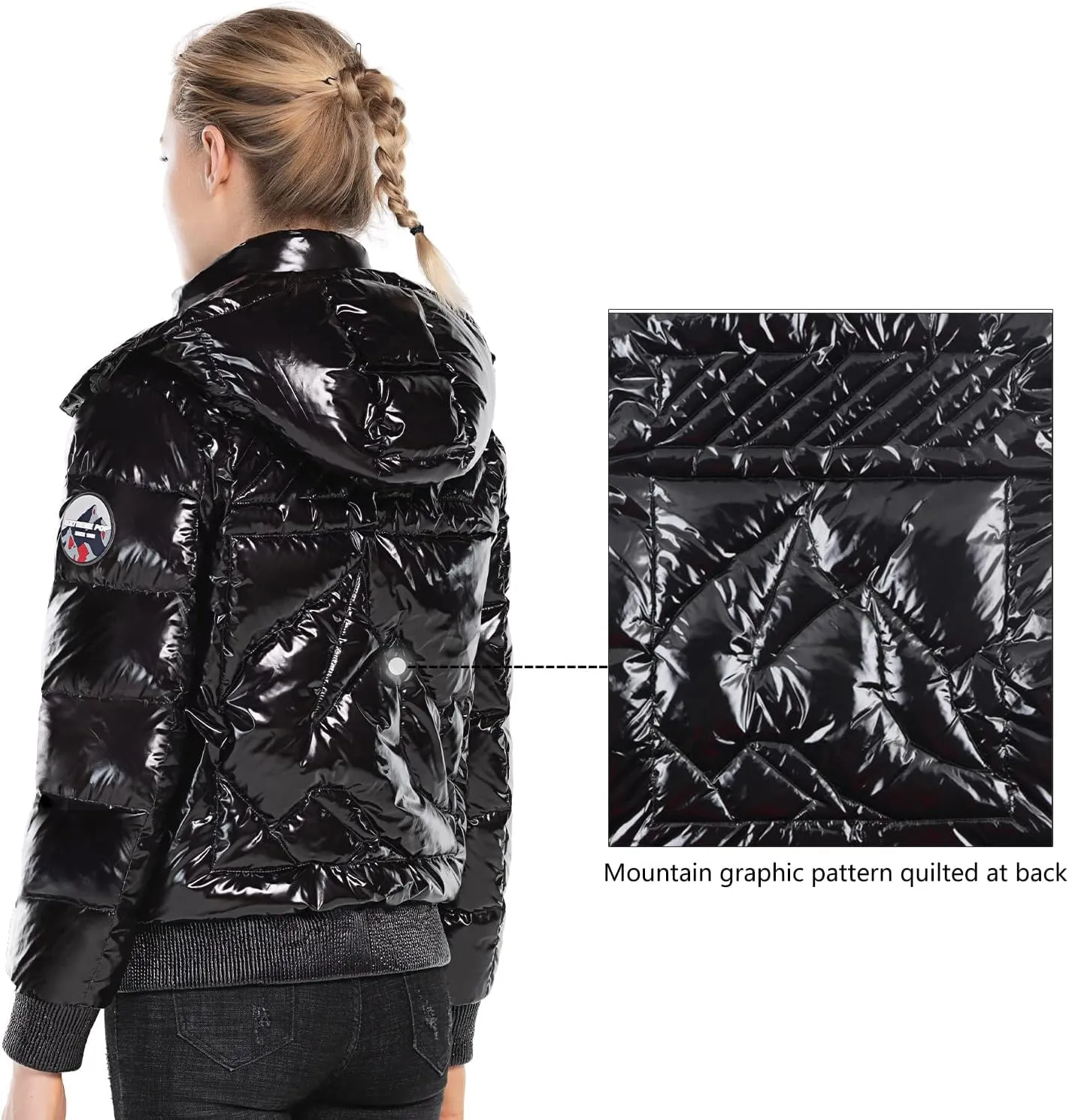 Extreme Pop Womens Goose Down Jackets Size XS-XL UK Brand DHL Delivery 3-5 Working Days
