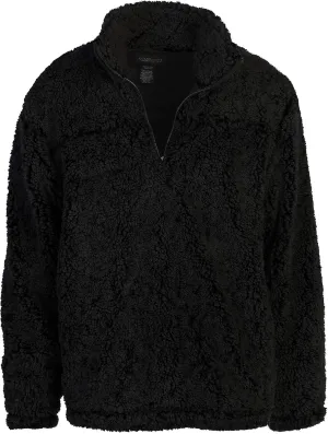 Gioberti Men and Women Super Soft Sherpa 1/4 Zip Pullover Sweater