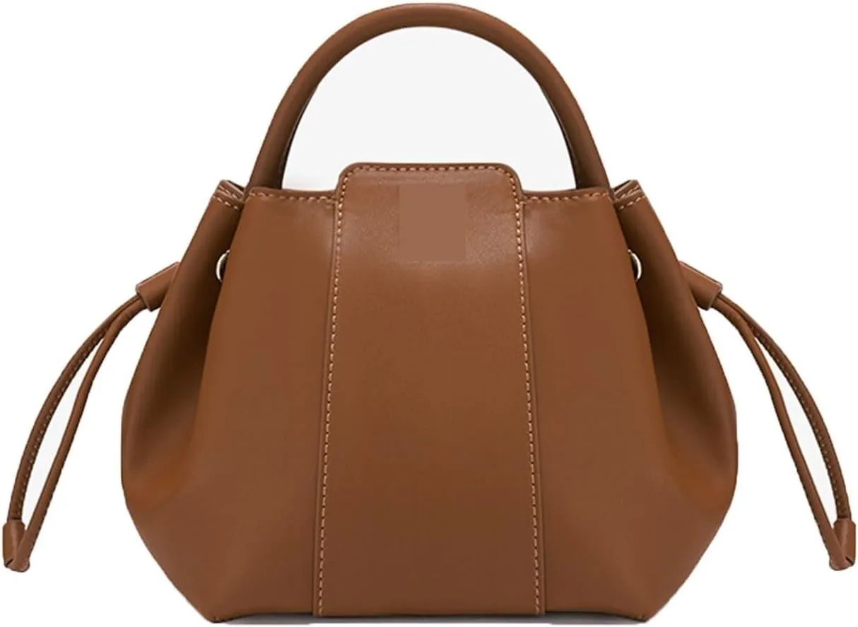 Handbags Stylish Women's Leather Bucket Bag Designer Shoulder Purse for Women