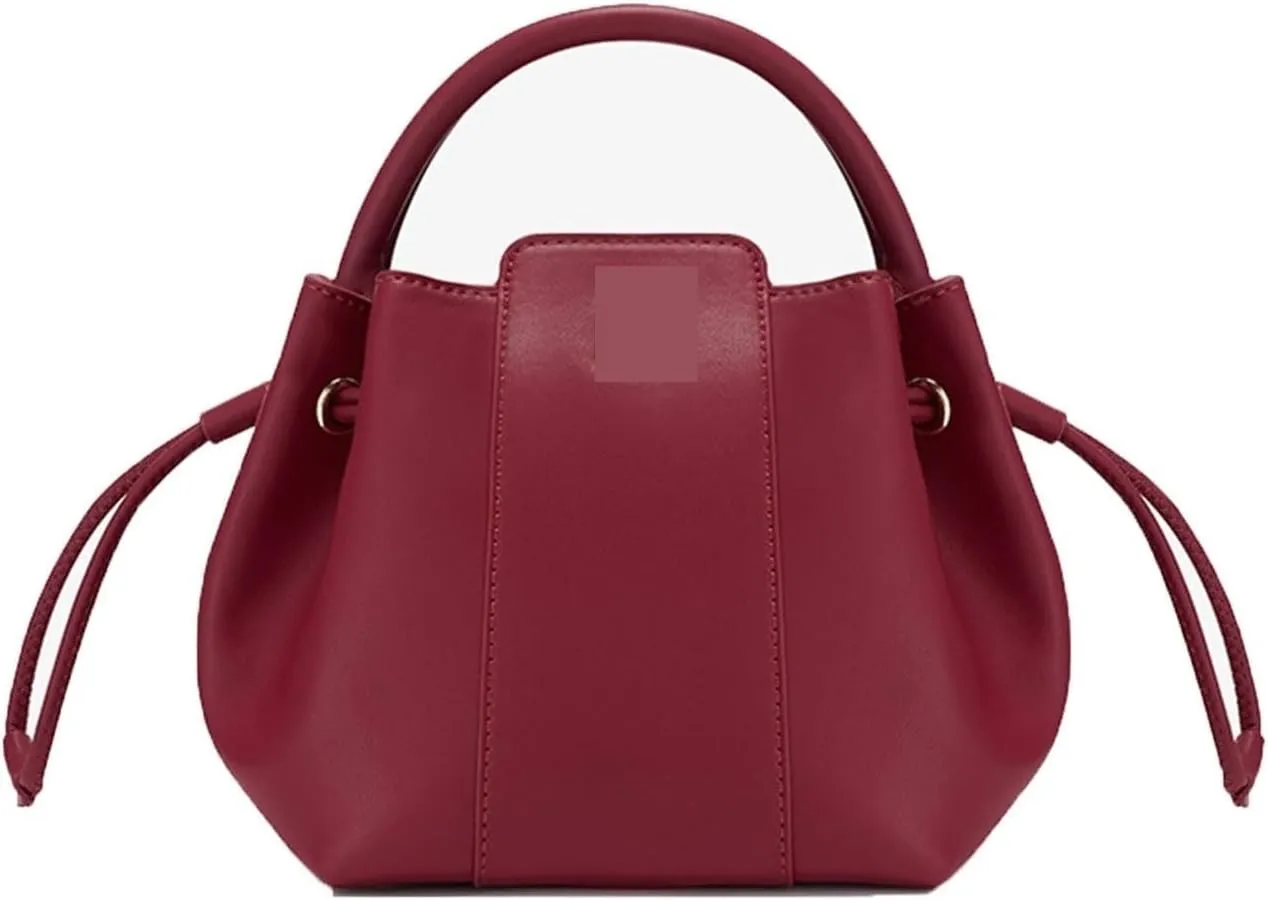 Handbags Stylish Women's Leather Bucket Bag Designer Shoulder Purse for Women