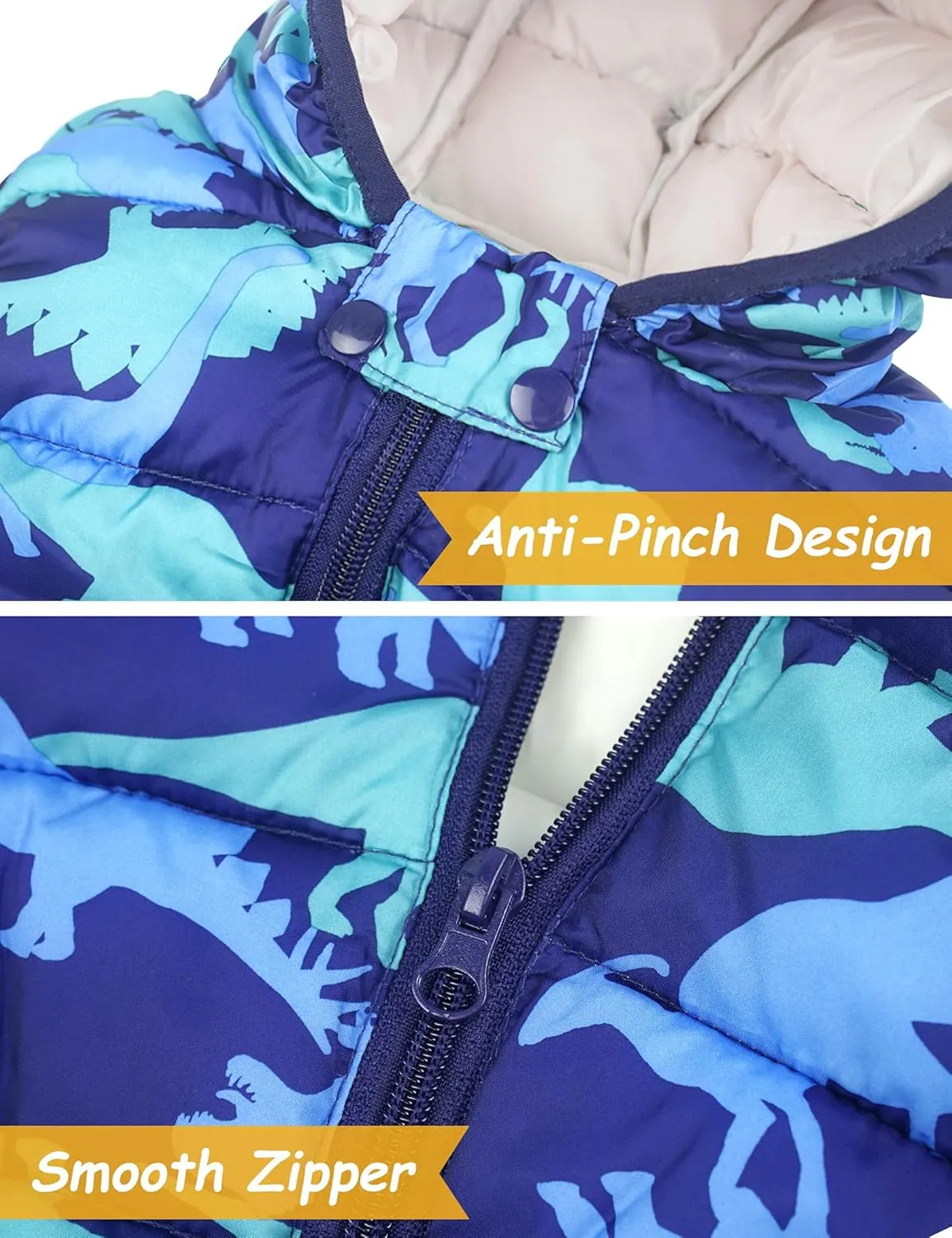 Happy Cherry Toddler Baby Girls&Boys Zipper Jacket Sleeveless Warm Vest Lightweight Coat