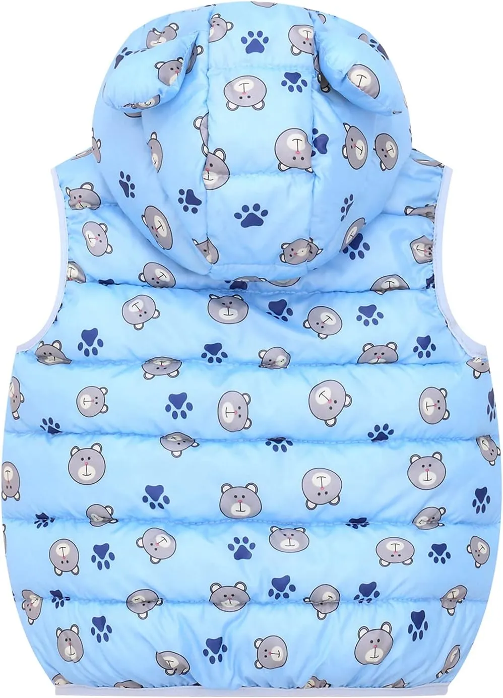 Happy Cherry Toddler Baby Girls&Boys Zipper Jacket Sleeveless Warm Vest Lightweight Coat
