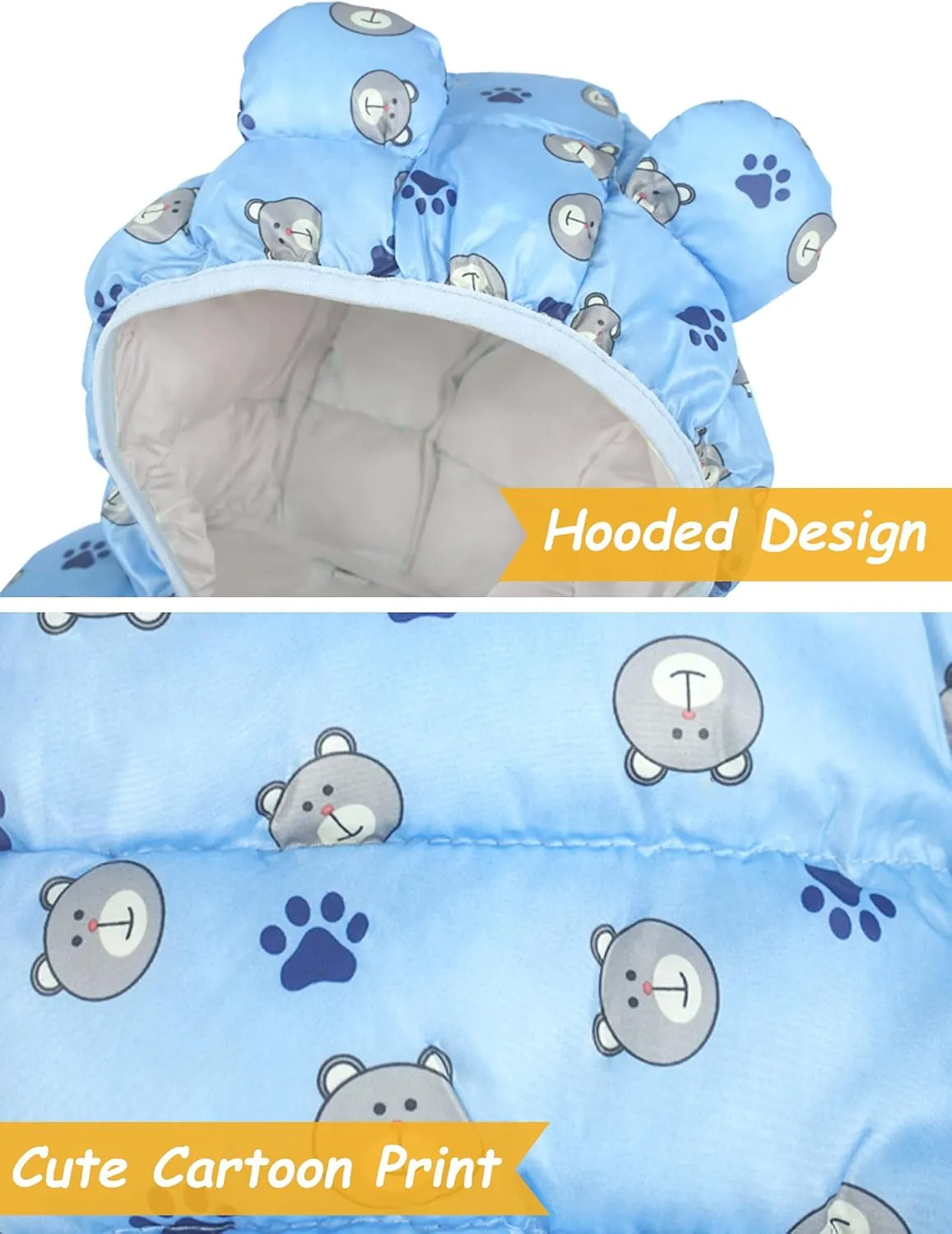 Happy Cherry Toddler Baby Girls&Boys Zipper Jacket Sleeveless Warm Vest Lightweight Coat