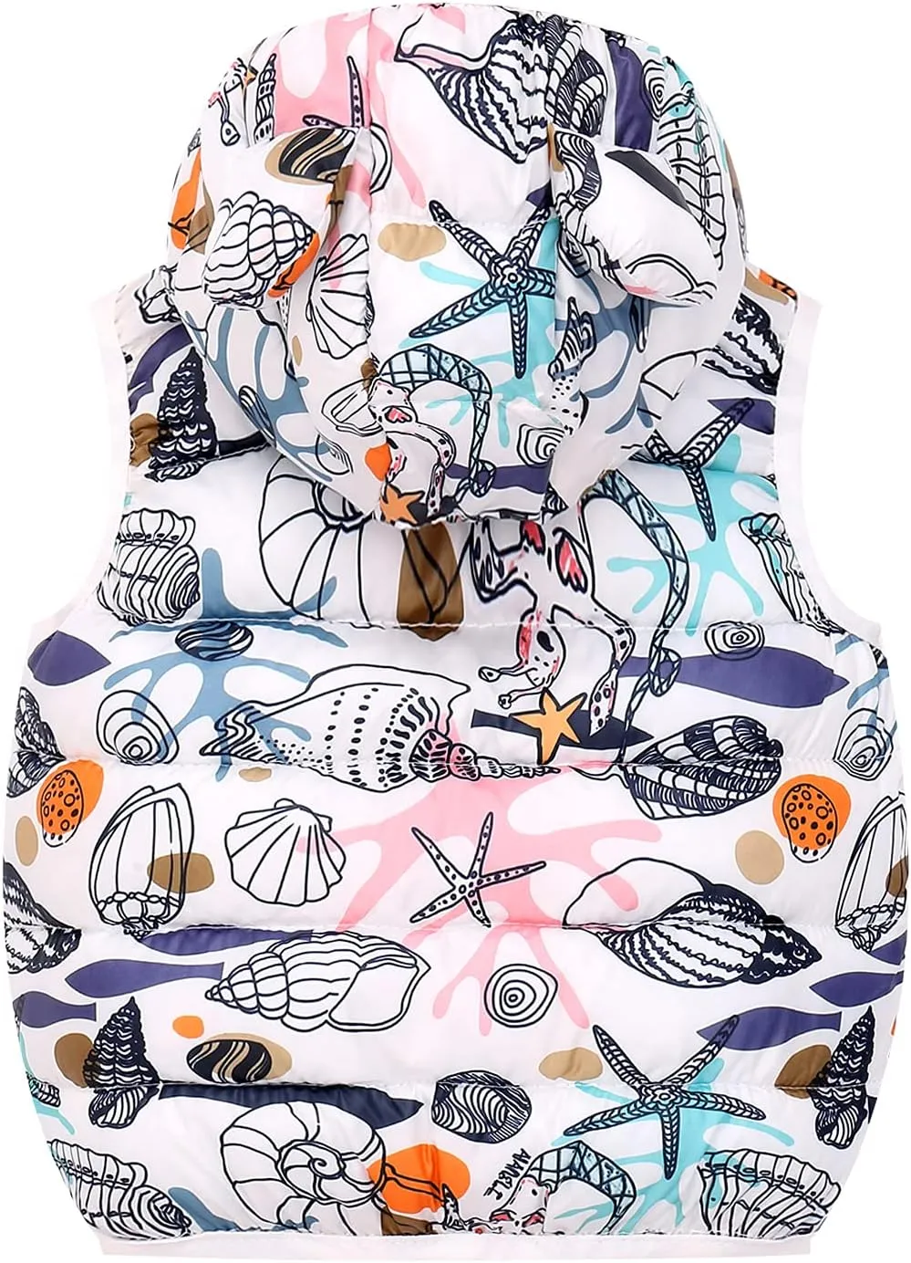 Happy Cherry Toddler Baby Girls&Boys Zipper Jacket Sleeveless Warm Vest Lightweight Coat