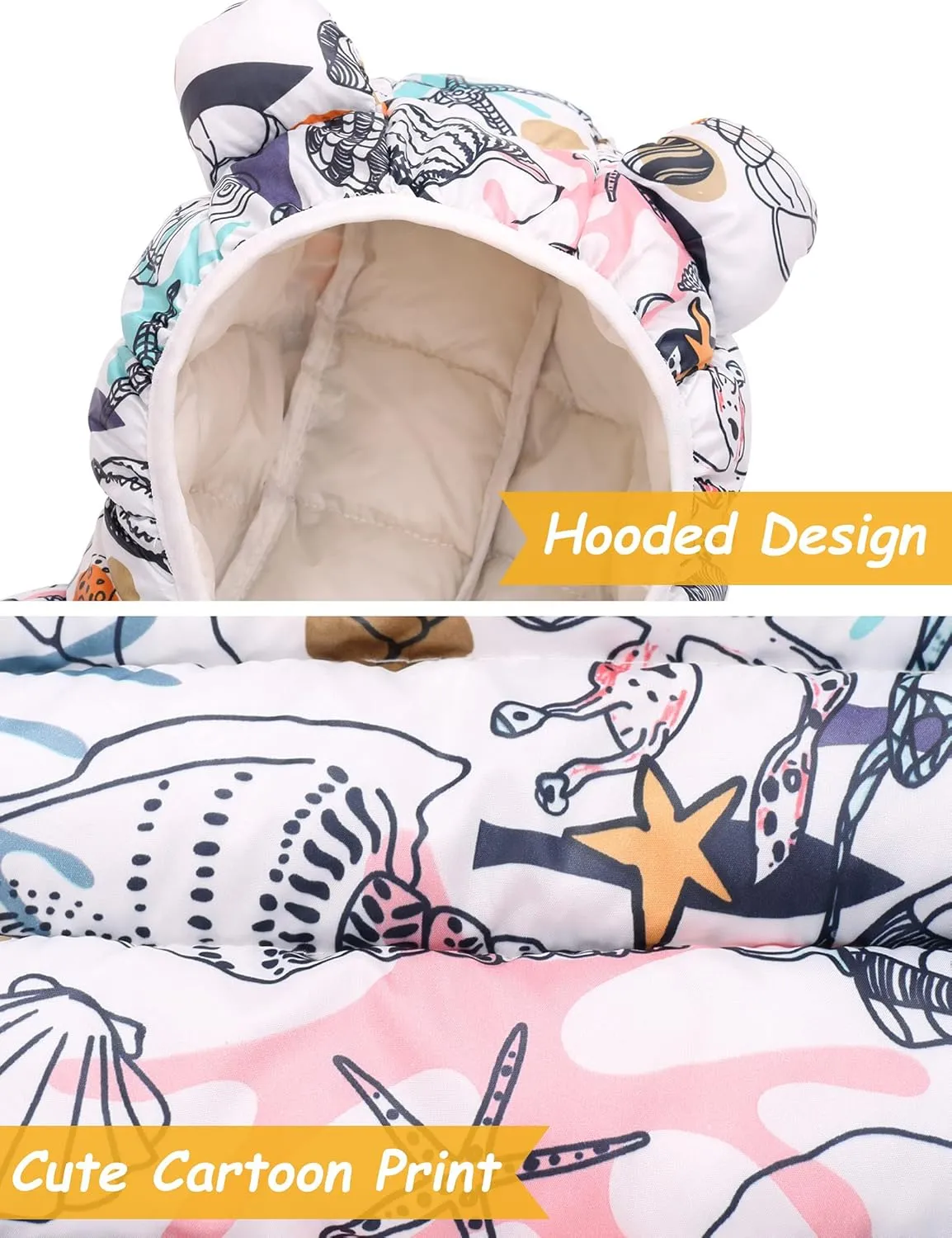 Happy Cherry Toddler Baby Girls&Boys Zipper Jacket Sleeveless Warm Vest Lightweight Coat