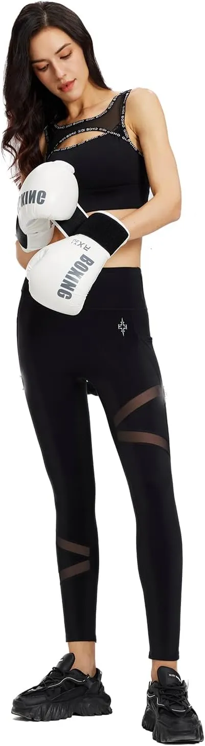 High Waist Yoga Leggings with Pockets for Women,Tummy Control Workout Running Soft Yoga Pants
