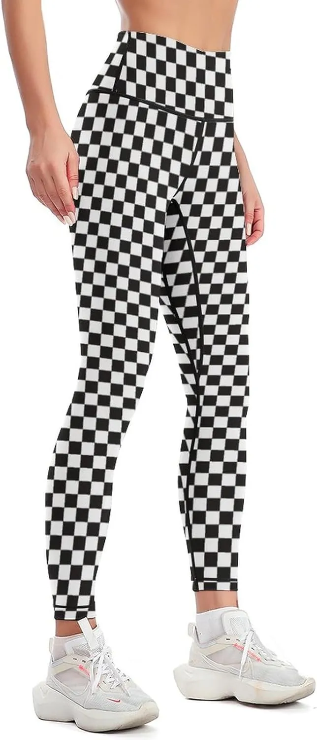 High Waisted Yoga Pants for Women 4-Way Stretch Soft Running Workout Leggings Athletic Yoga Pants
