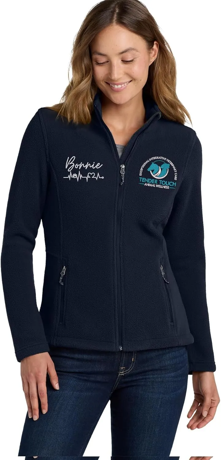 INK STITCH Women L217 Custom Stitching Embroidery Fleece Jackets - Multicolors