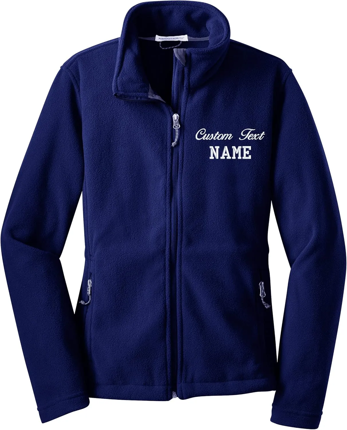 INK STITCH Women L217 Custom Stitching Embroidery Fleece Jackets - Multicolors