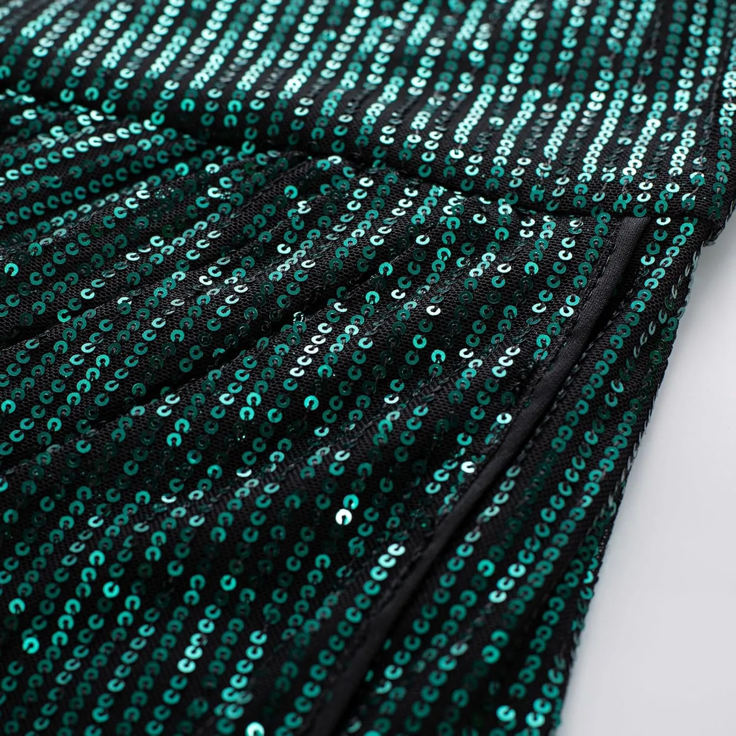 JASAMBAC Womens Sequin Dress Sleeveless Sparkly Glitter Cocktail Party Club Dress Tulip Hem Ruched Bodycon Dresses