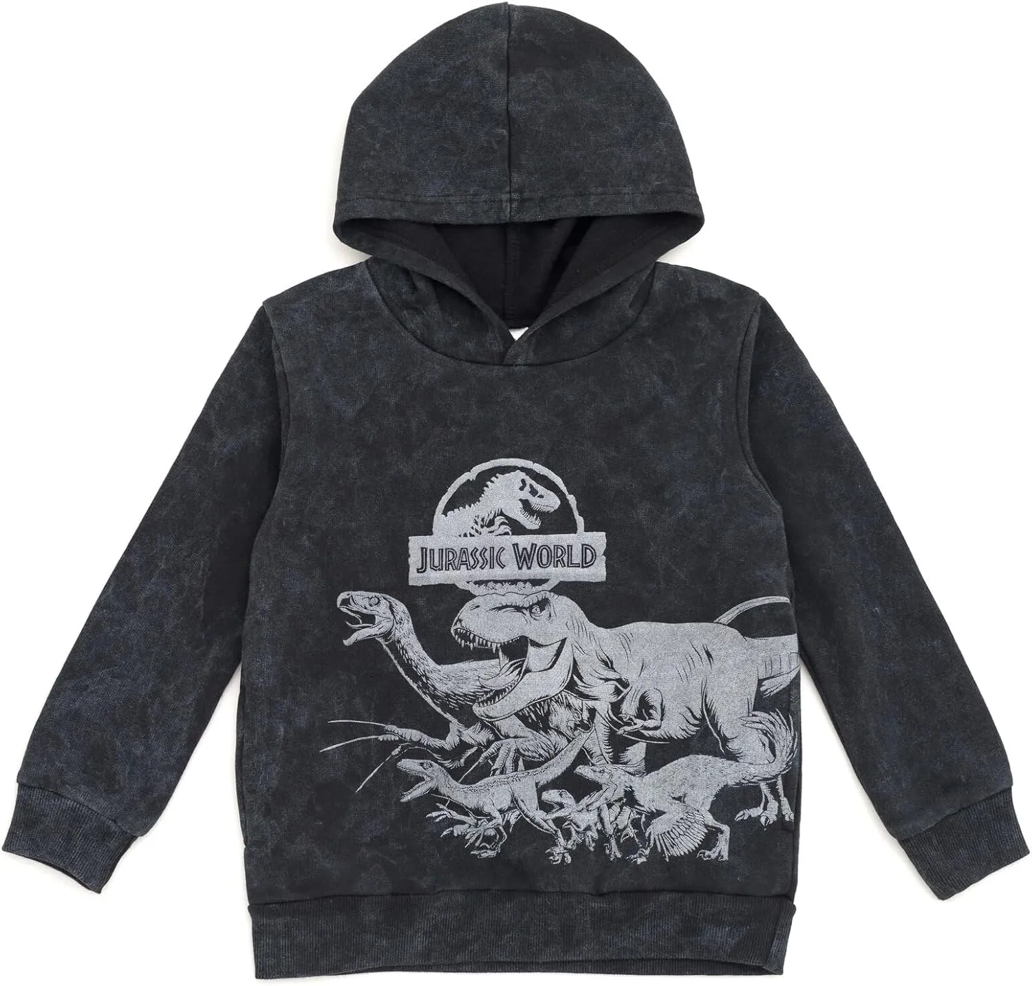 Jurassic World Dinosaur T-Rex Fleece Pullover Hoodie Toddler to Big Kid
