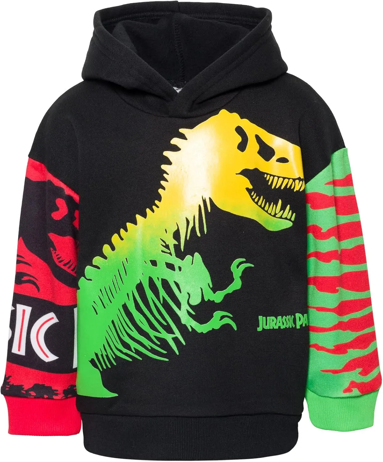 Jurassic World Dinosaur T-Rex Fleece Pullover Hoodie Toddler to Big Kid