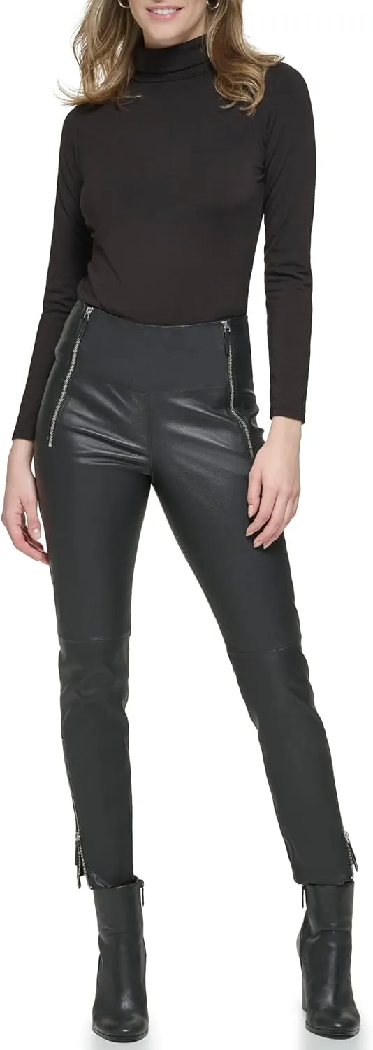 Karl Lagerfeld Paris Women's Leather Skirt and Pants