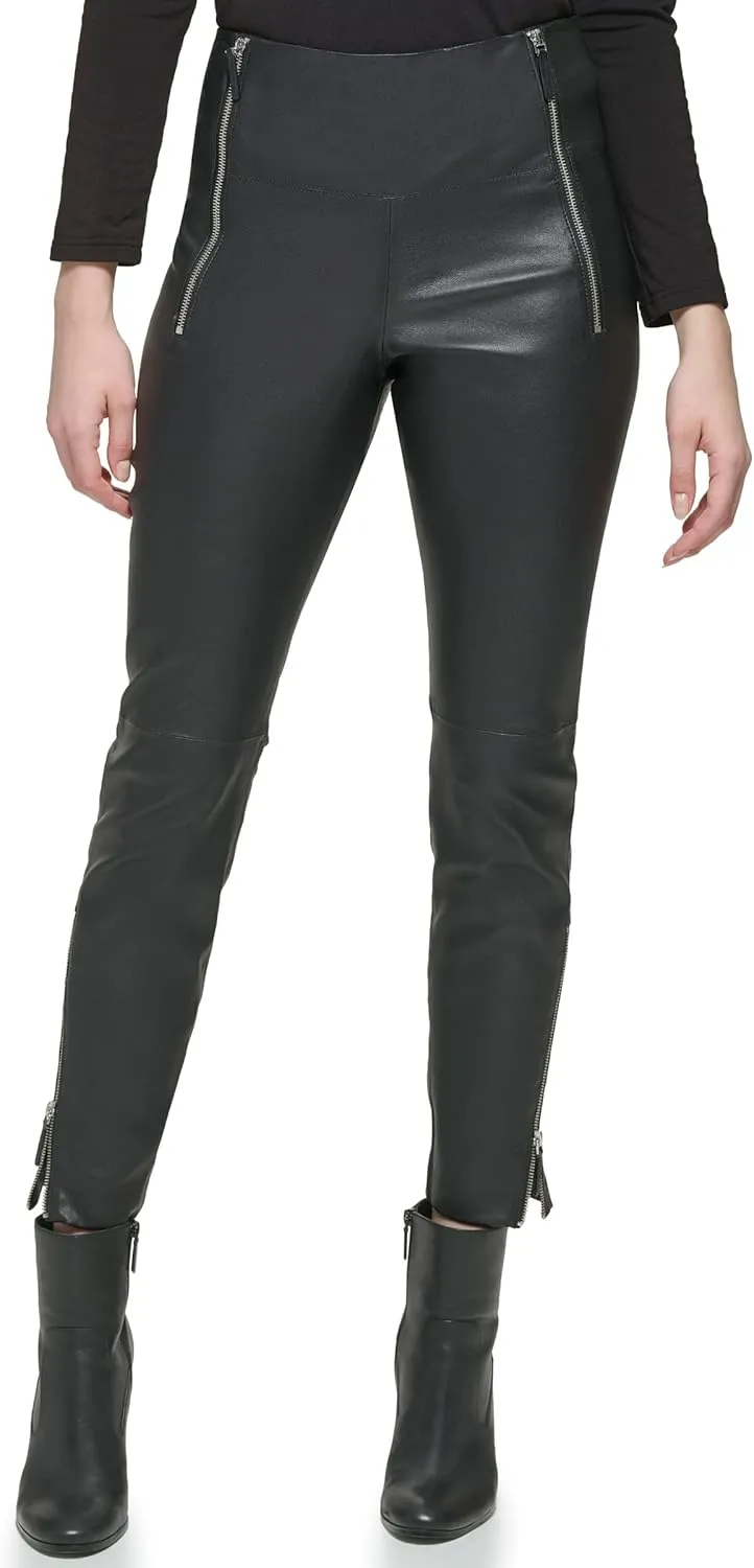 Karl Lagerfeld Paris Women's Leather Skirt and Pants
