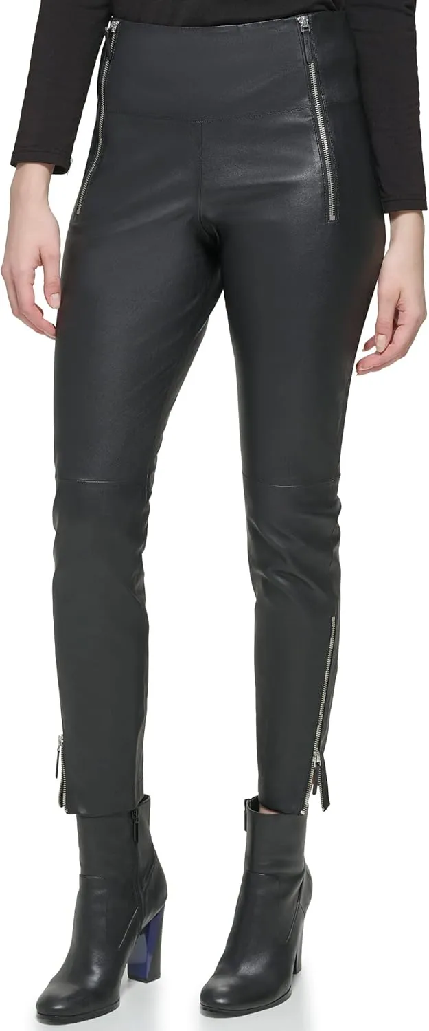 Karl Lagerfeld Paris Women's Leather Skirt and Pants