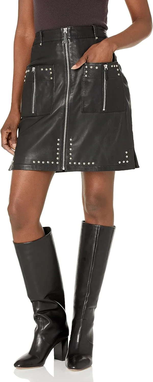 Karl Lagerfeld Paris Women's Leather Skirt and Pants