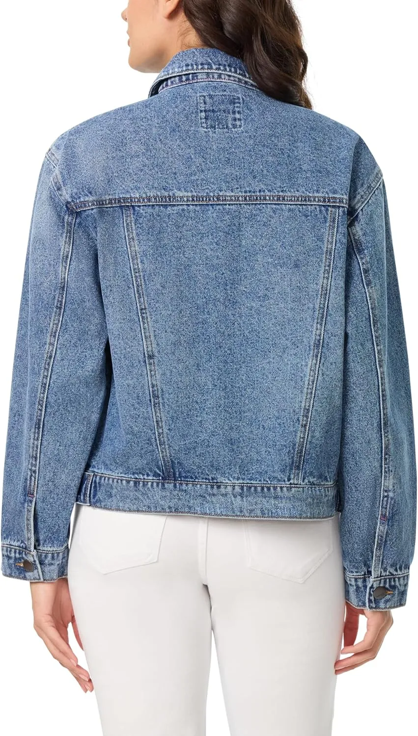 kensie Jeans for Women Oversized Denim Jacket, Small to X-Large