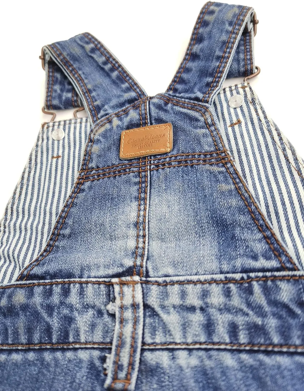 KIDSCOOL SPACE Baby Denim Overall,Toddler Little Soft Cute Jean Jumper