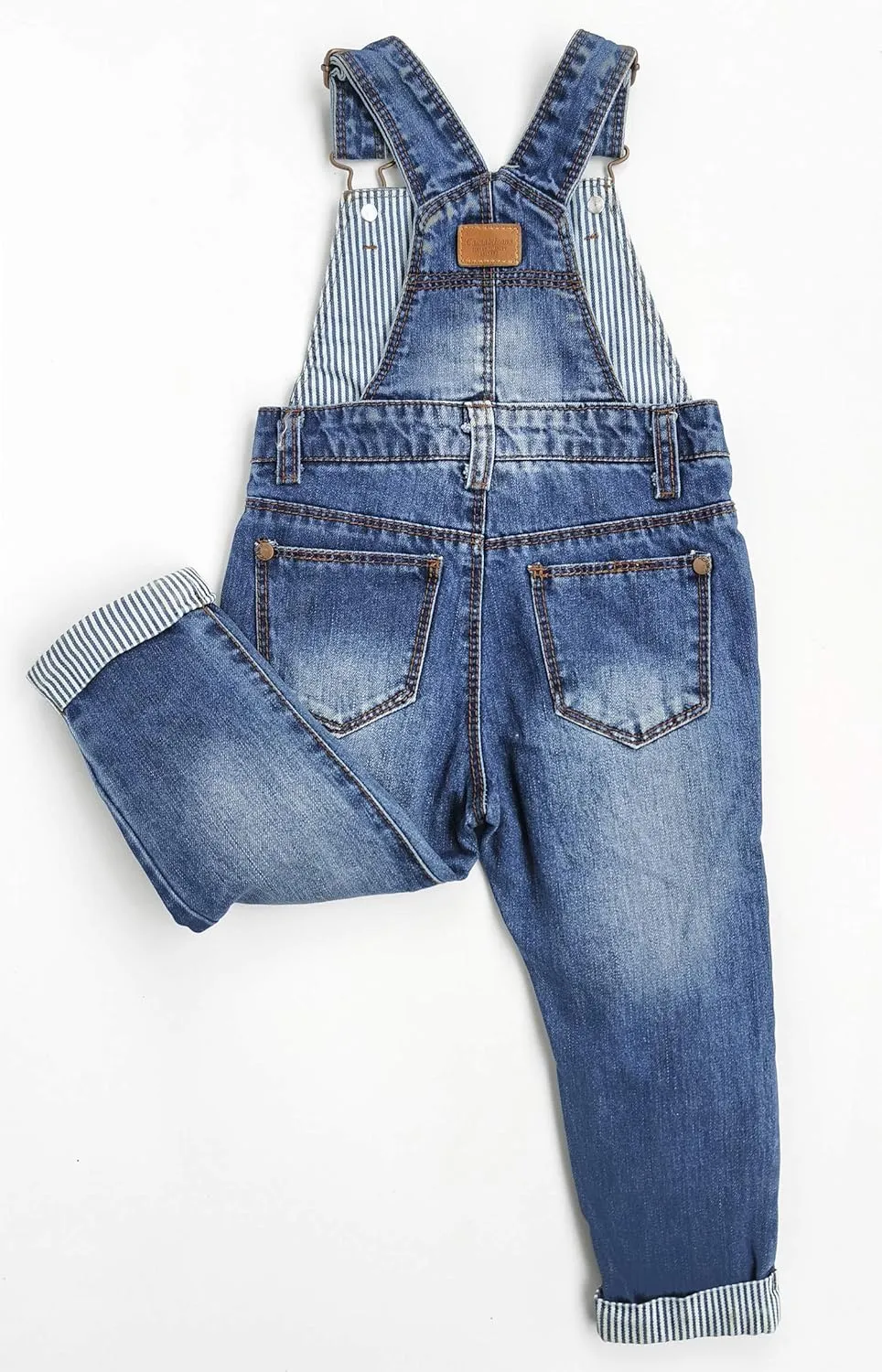 KIDSCOOL SPACE Baby Denim Overall,Toddler Little Soft Cute Jean Jumper