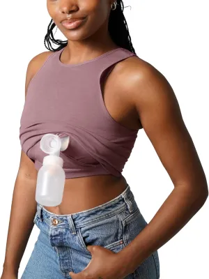 Kindred Bravely Sublime Hands-Free Pumping Longline Bra | Nursing Tank Tops