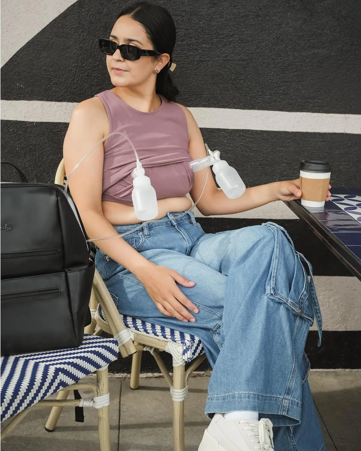 Kindred Bravely Sublime Hands-Free Pumping Longline Bra | Nursing Tank Tops
