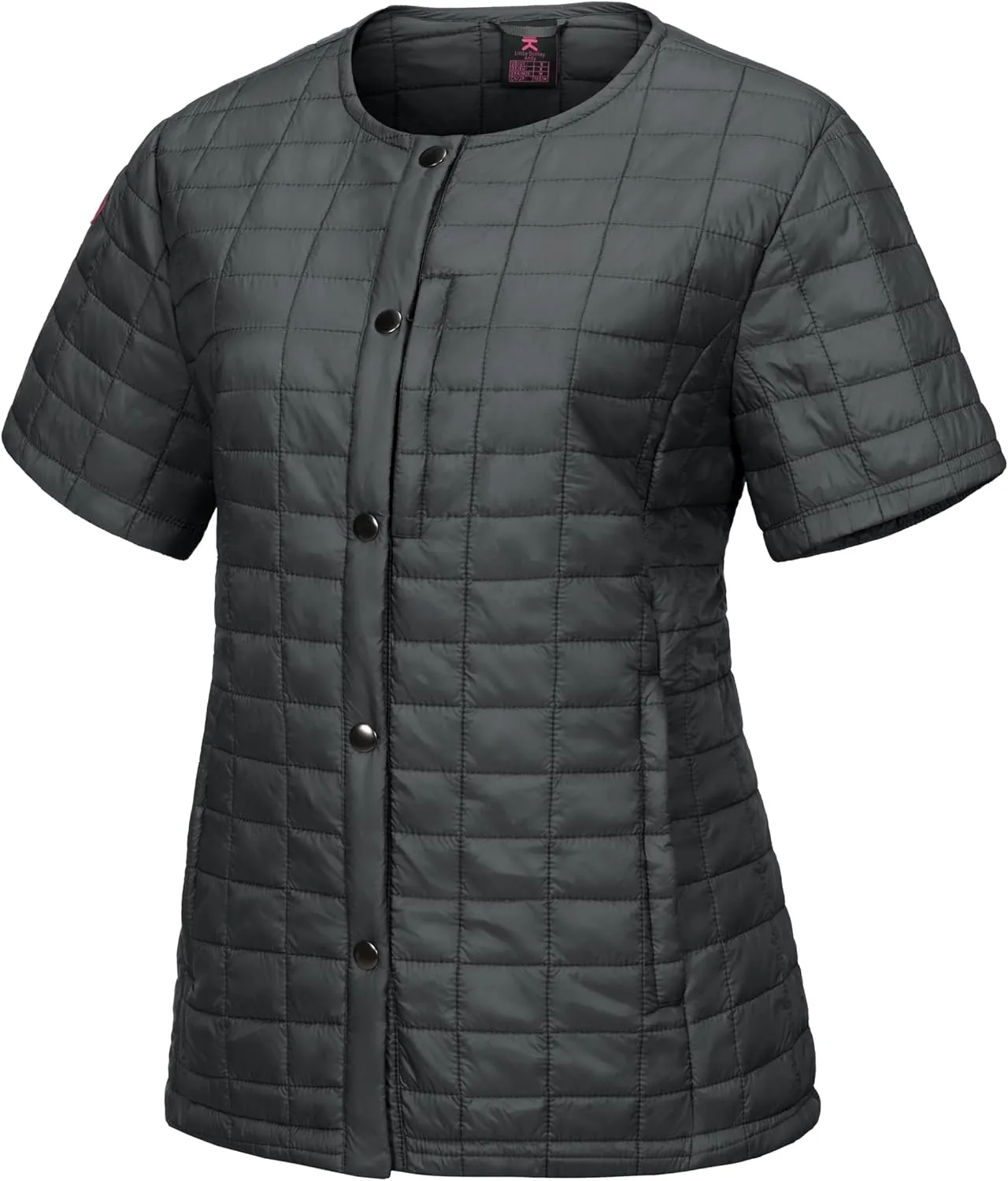Little Donkey Andy Women's Puffer Vest Cap Sleeve Quilted Lightweight Down Jacket for Hiking Travel