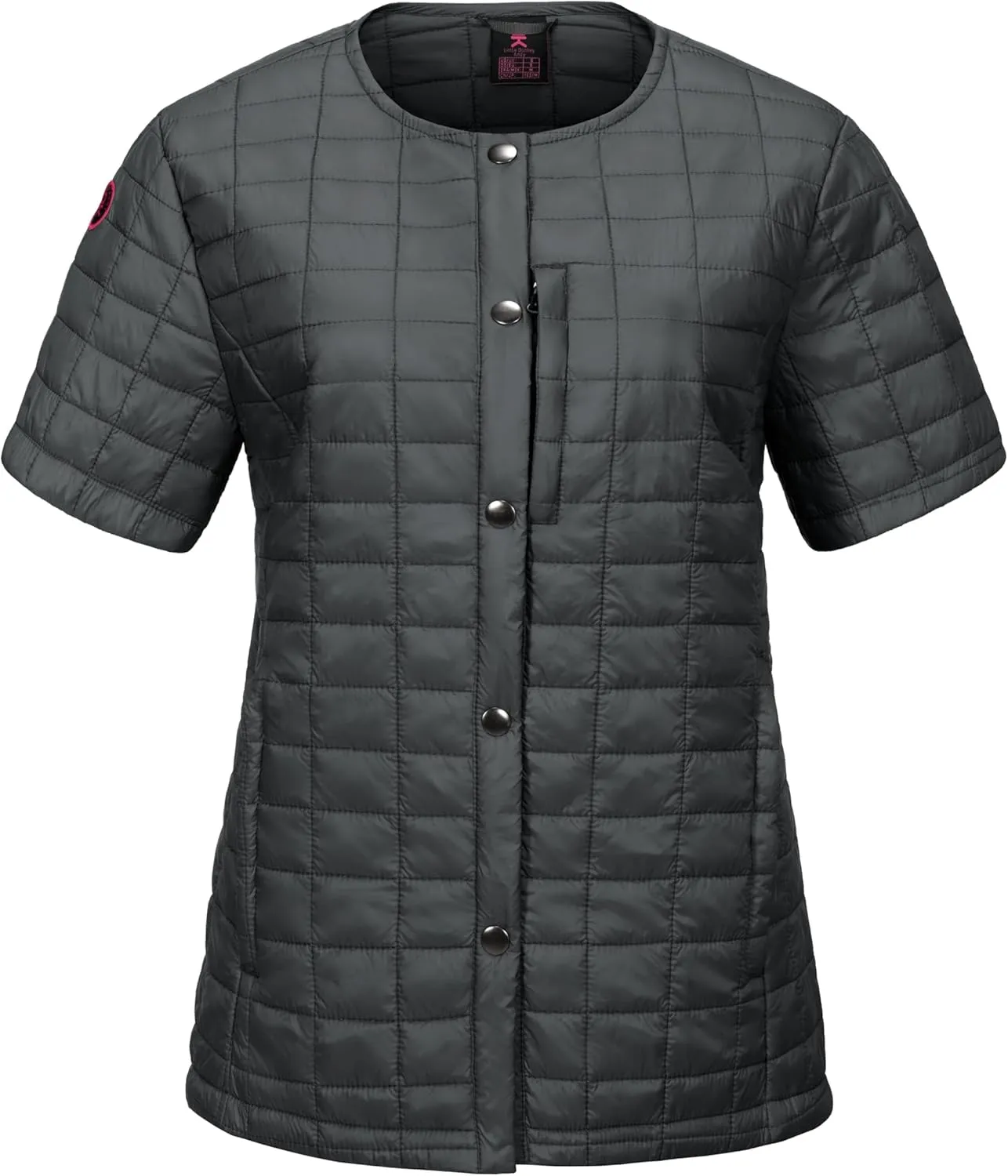Little Donkey Andy Women's Puffer Vest Cap Sleeve Quilted Lightweight Down Jacket for Hiking Travel