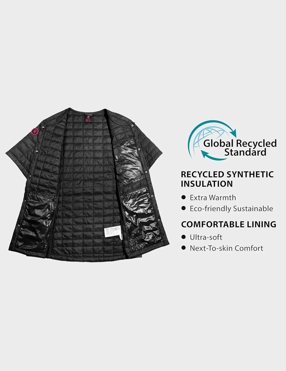 Little Donkey Andy Women's Puffer Vest Cap Sleeve Quilted Lightweight Down Jacket for Hiking Travel