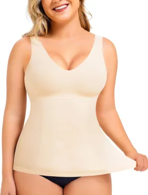 LODAY Shapewear Tummy Control Tank Top Compression Tanks for Women V-Neck Camisole Cami Slimming Body Shaper