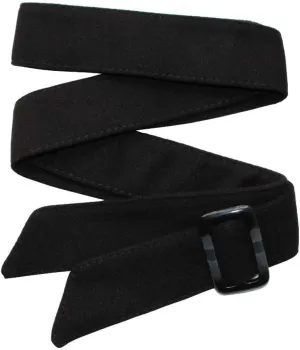 luzen Women's Artificial Wool Overcoat Waist Belt Wide Bowknot Decorated Coat Belt Band Cinch Tie with Buckle for Overcoat Slim Outerwear, Black Medium