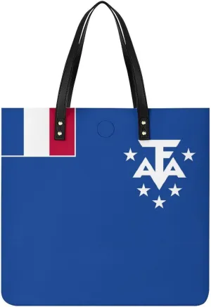 Marshall Lslands Flag Women's Leather Hobo Handbag Stylish Tote for Everyday Essentials