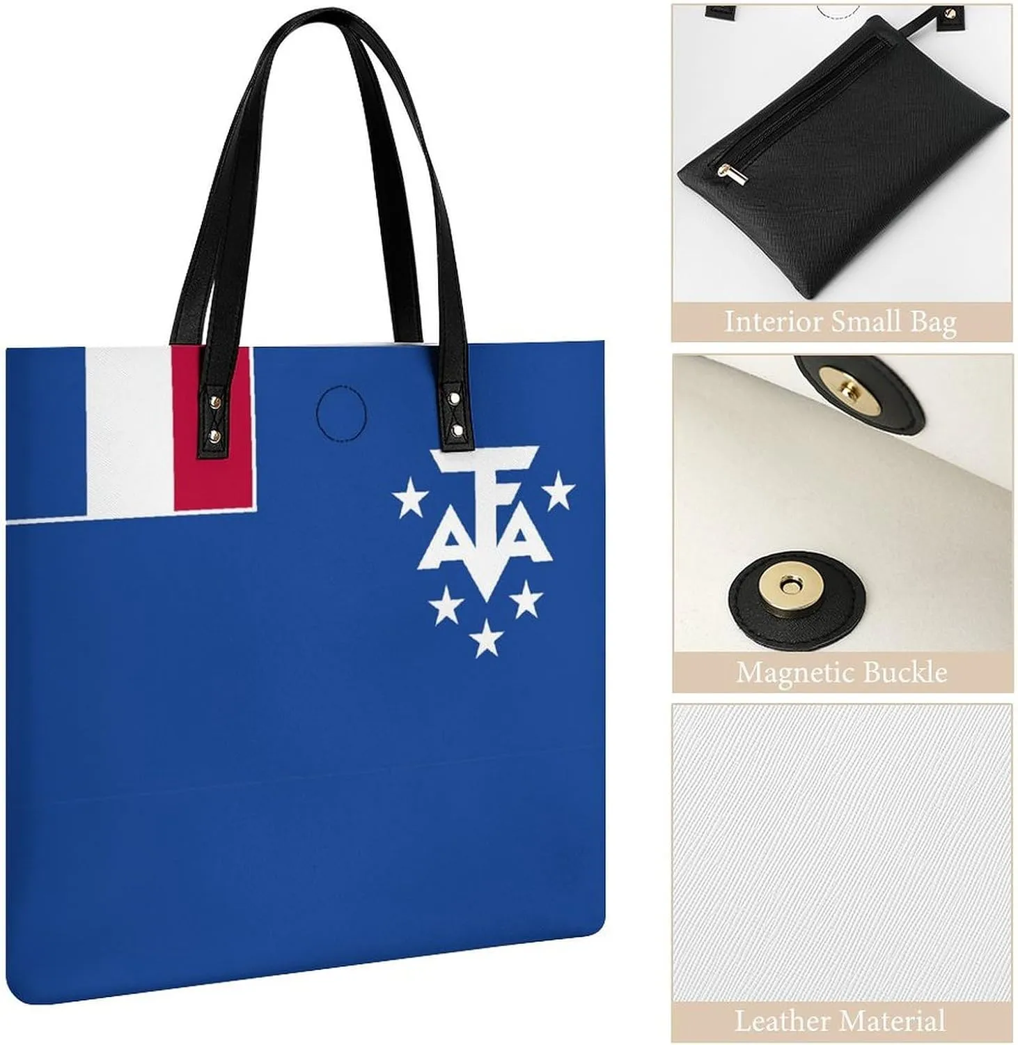 Marshall Lslands Flag Women's Leather Hobo Handbag Stylish Tote for Everyday Essentials