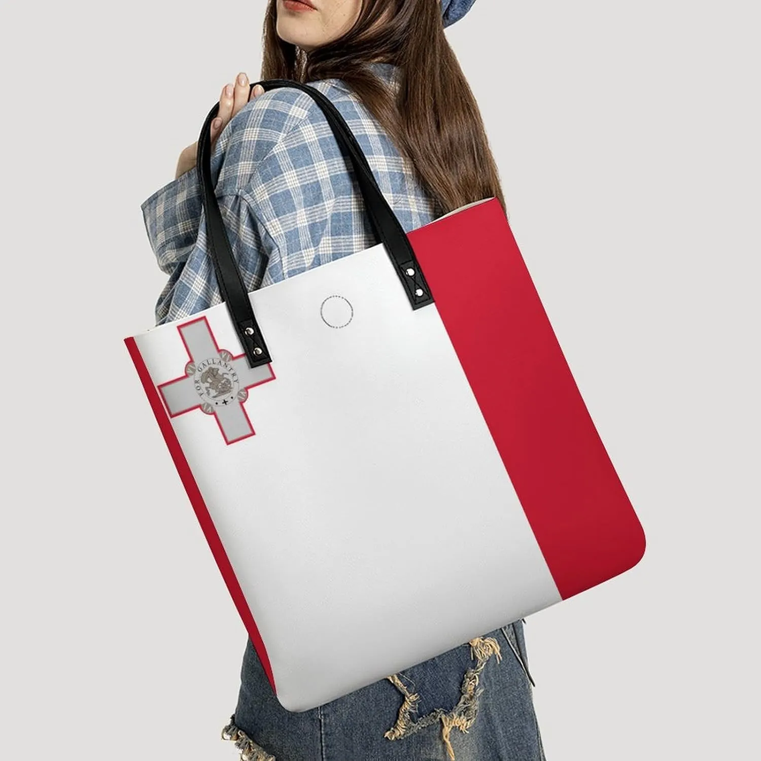 Marshall Lslands Flag Women's Leather Hobo Handbag Stylish Tote for Everyday Essentials