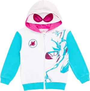 Marvel Spider-Man Avengers Fleece Zip Up Cosplay Hoodie Toddler to Big Kid Sizes (2T - 18-20)